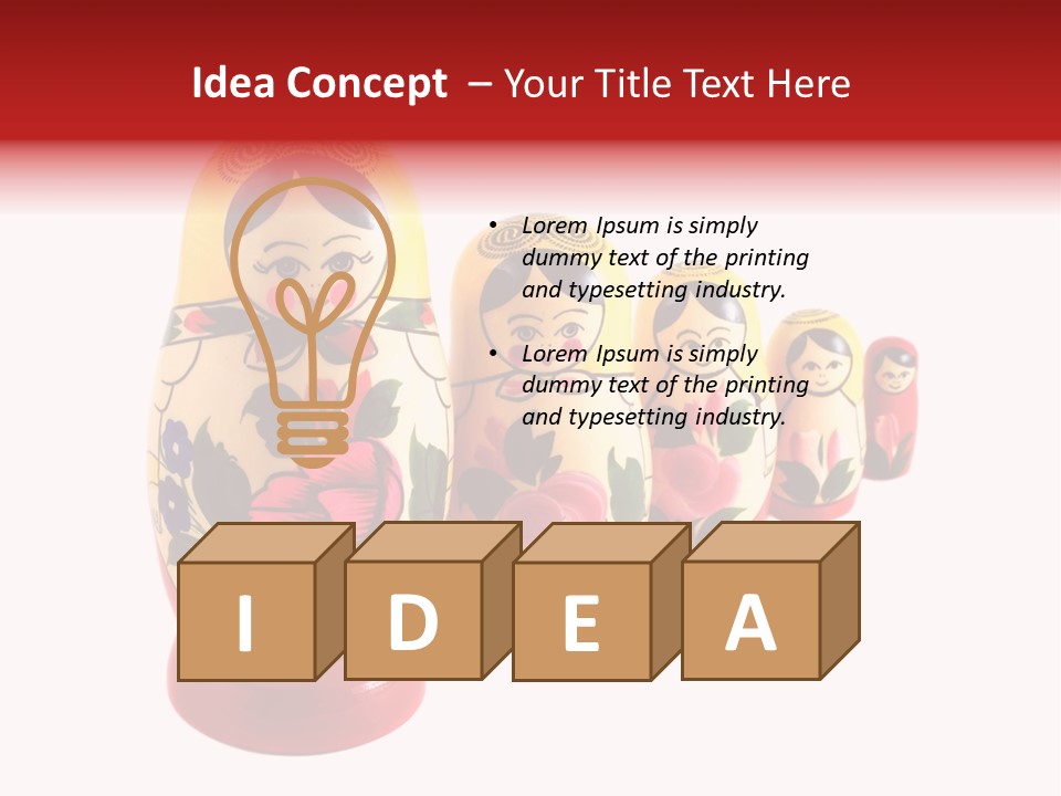 Russian Toys PowerPoint Template