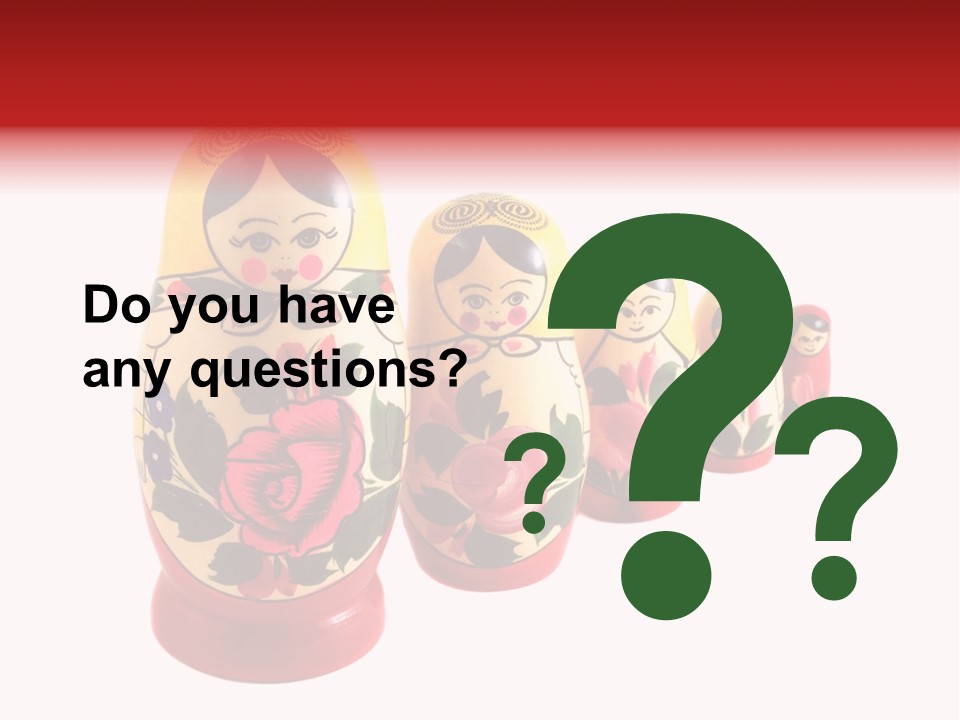 Russian Toys PowerPoint Template