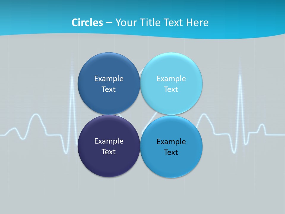 Lovers Heart Cardiogram PowerPoint Template