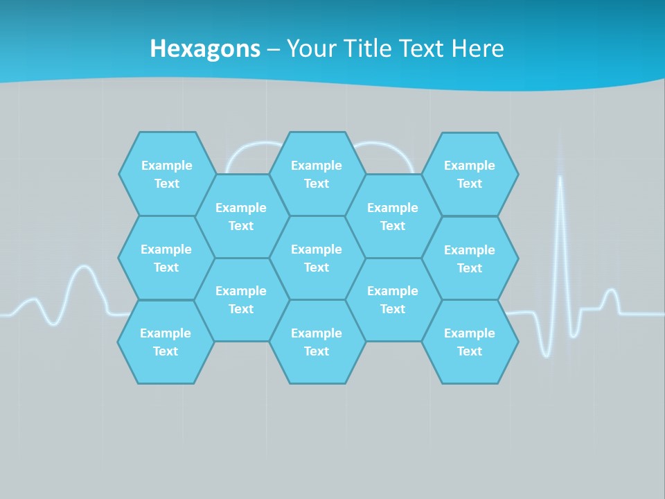 Lovers Heart Cardiogram PowerPoint Template