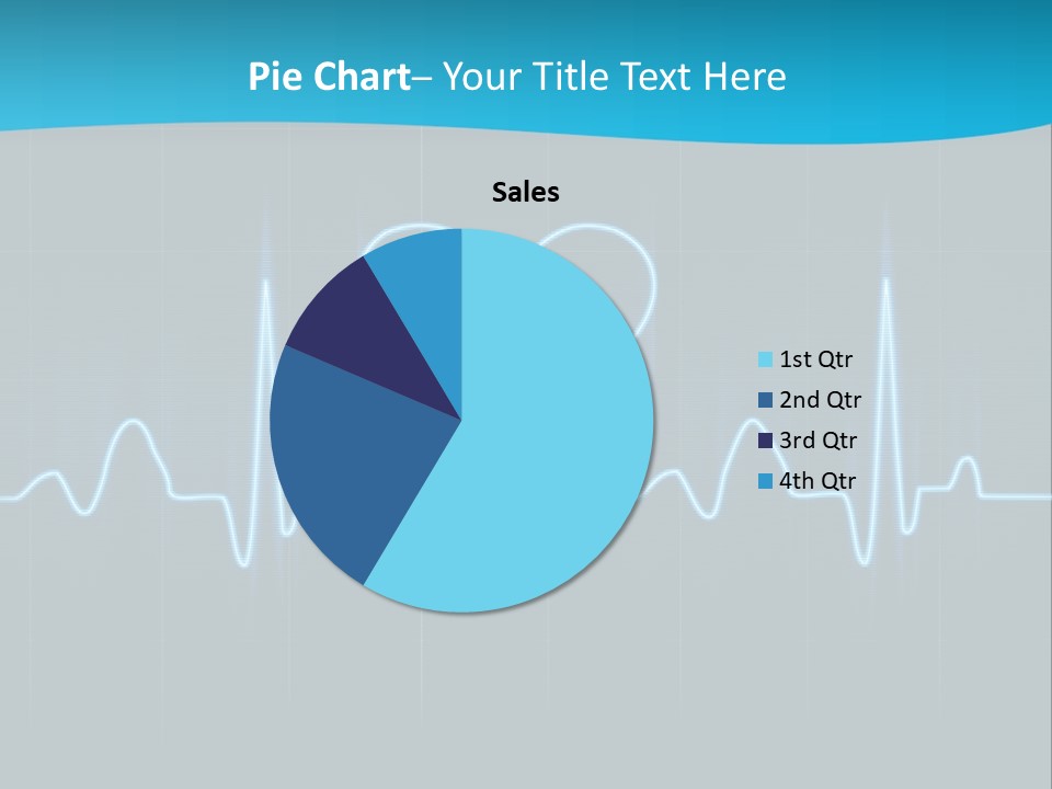 Lovers Heart Cardiogram PowerPoint Template
