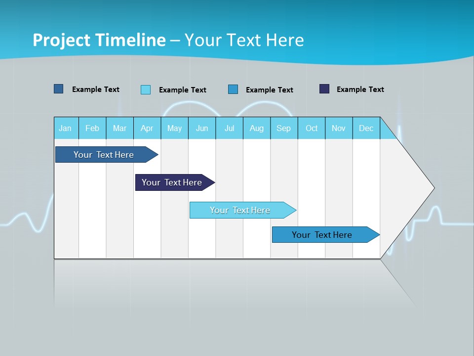 Lovers Heart Cardiogram PowerPoint Template