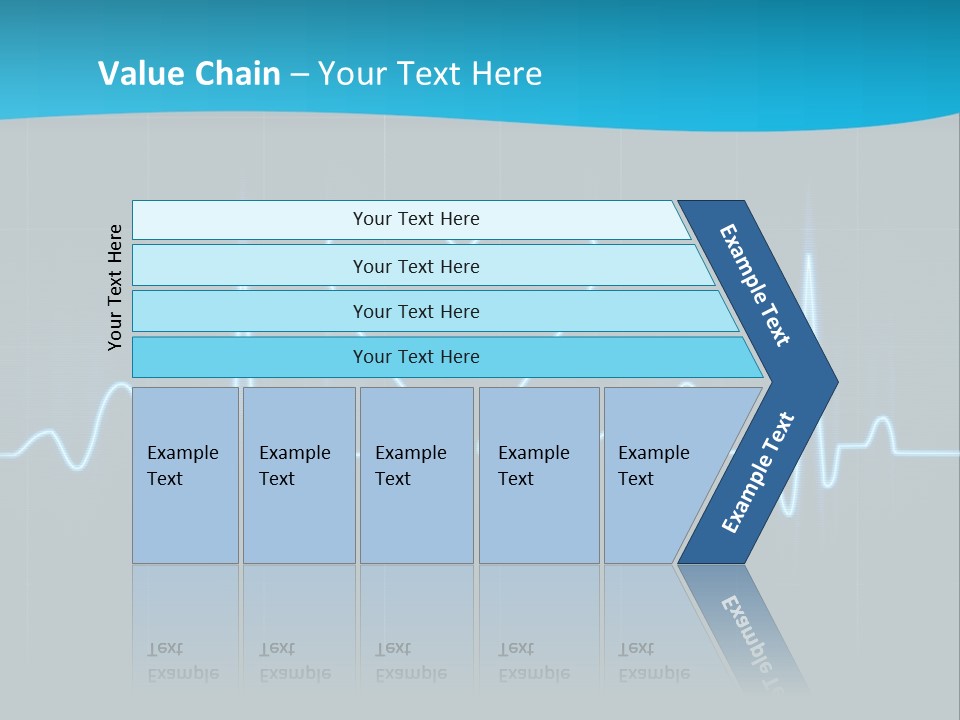 Lovers Heart Cardiogram PowerPoint Template