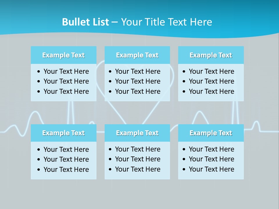 Lovers Heart Cardiogram PowerPoint Template