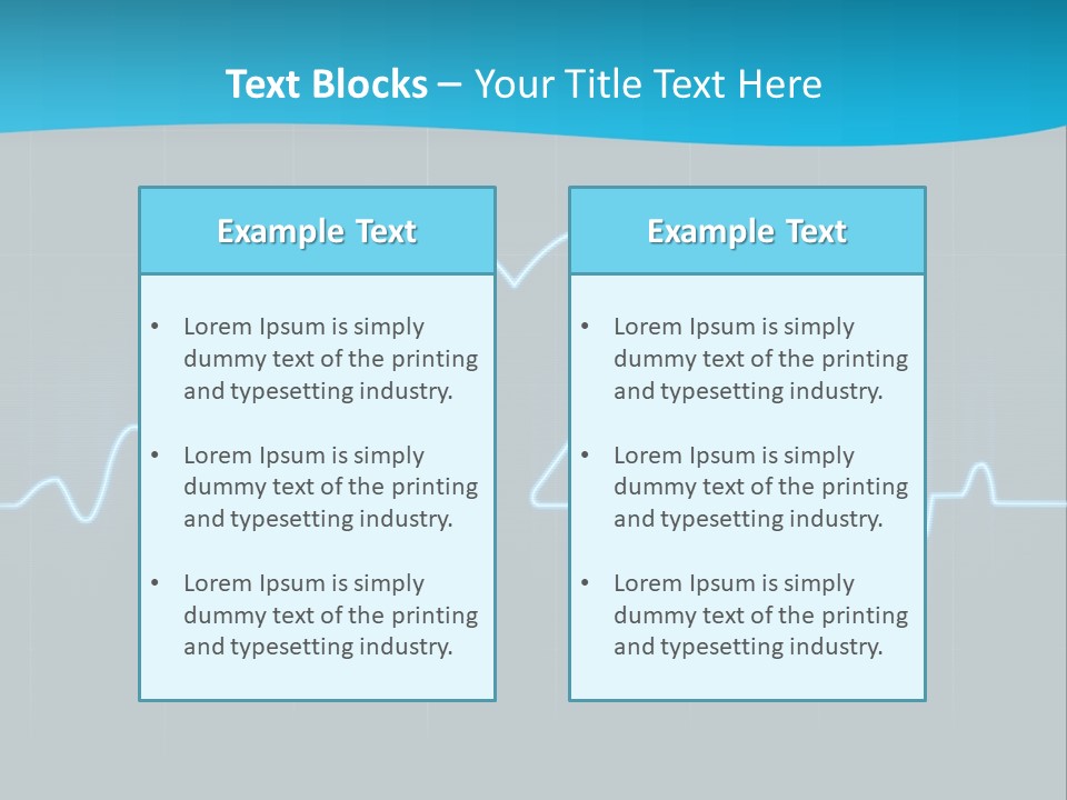 Lovers Heart Cardiogram PowerPoint Template