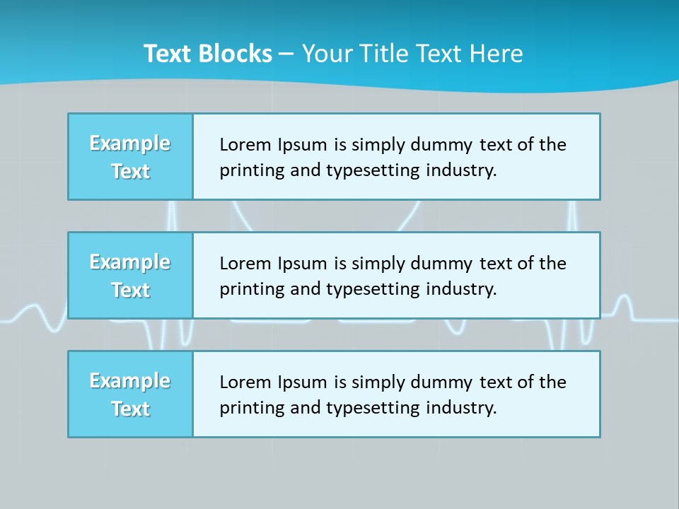 Lovers Heart Cardiogram PowerPoint Template