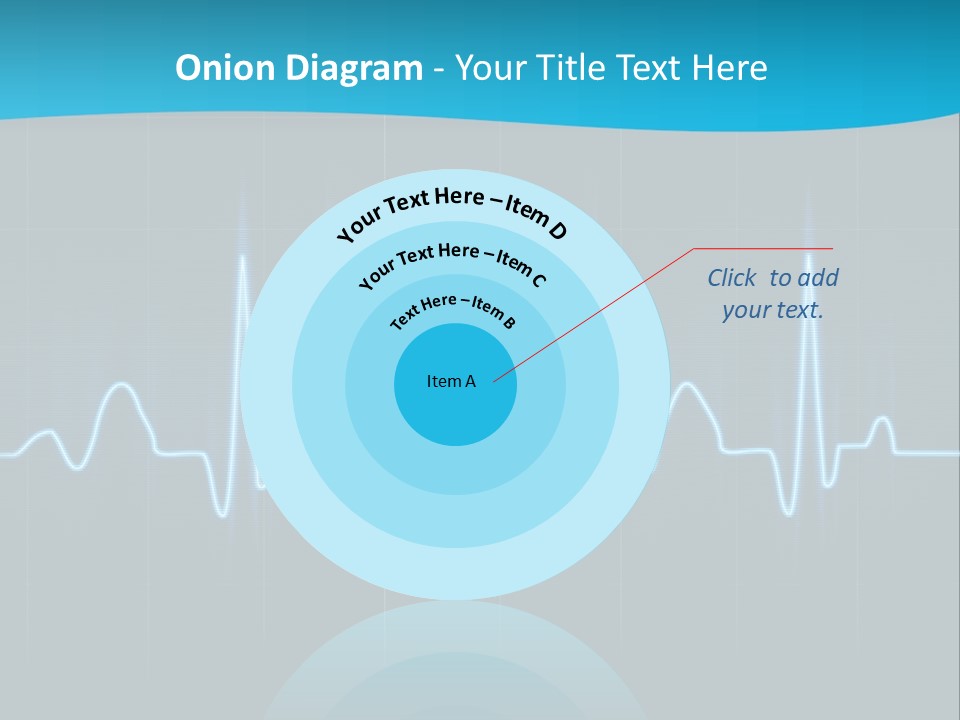 Lovers Heart Cardiogram PowerPoint Template