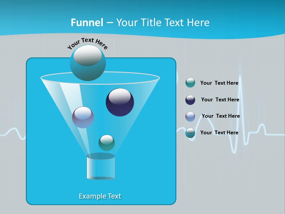 Lovers Heart Cardiogram PowerPoint Template