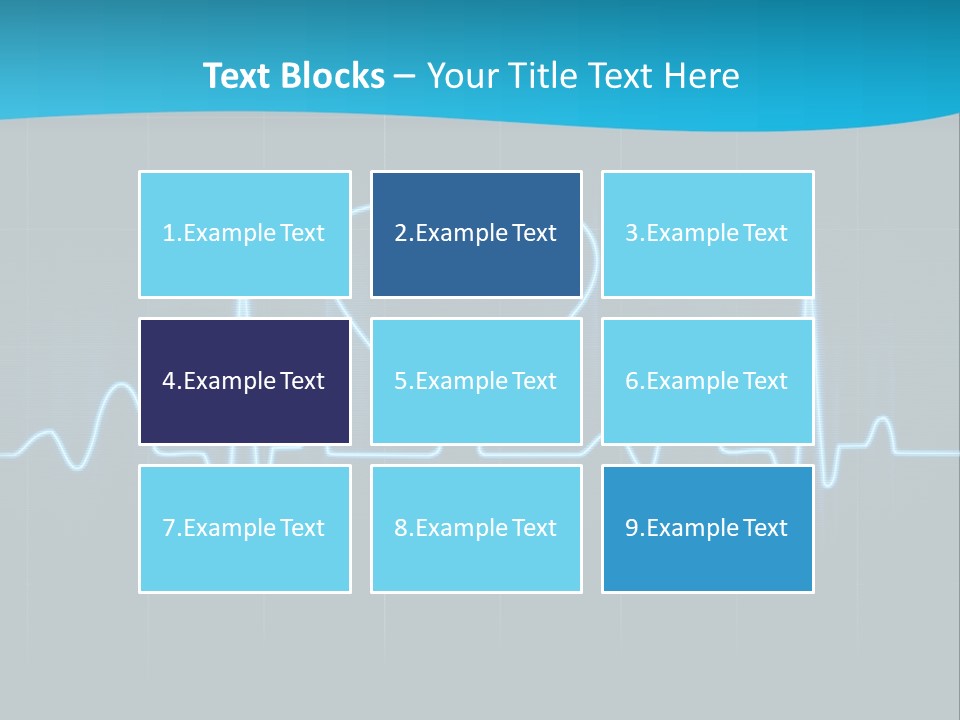 Lovers Heart Cardiogram PowerPoint Template