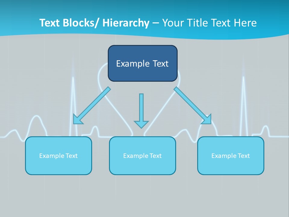 Lovers Heart Cardiogram PowerPoint Template