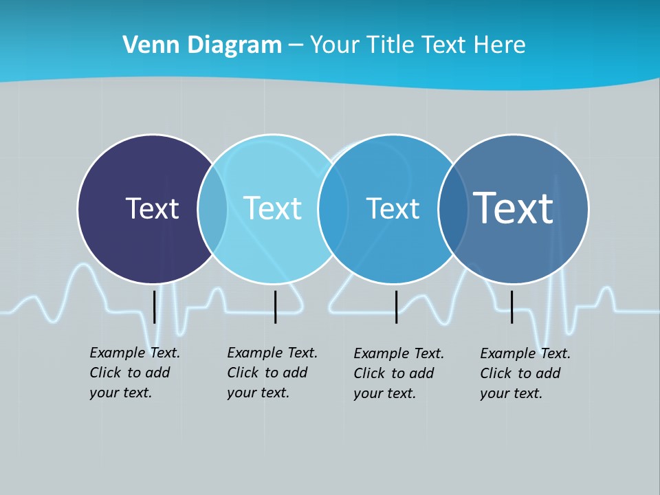 Lovers Heart Cardiogram PowerPoint Template