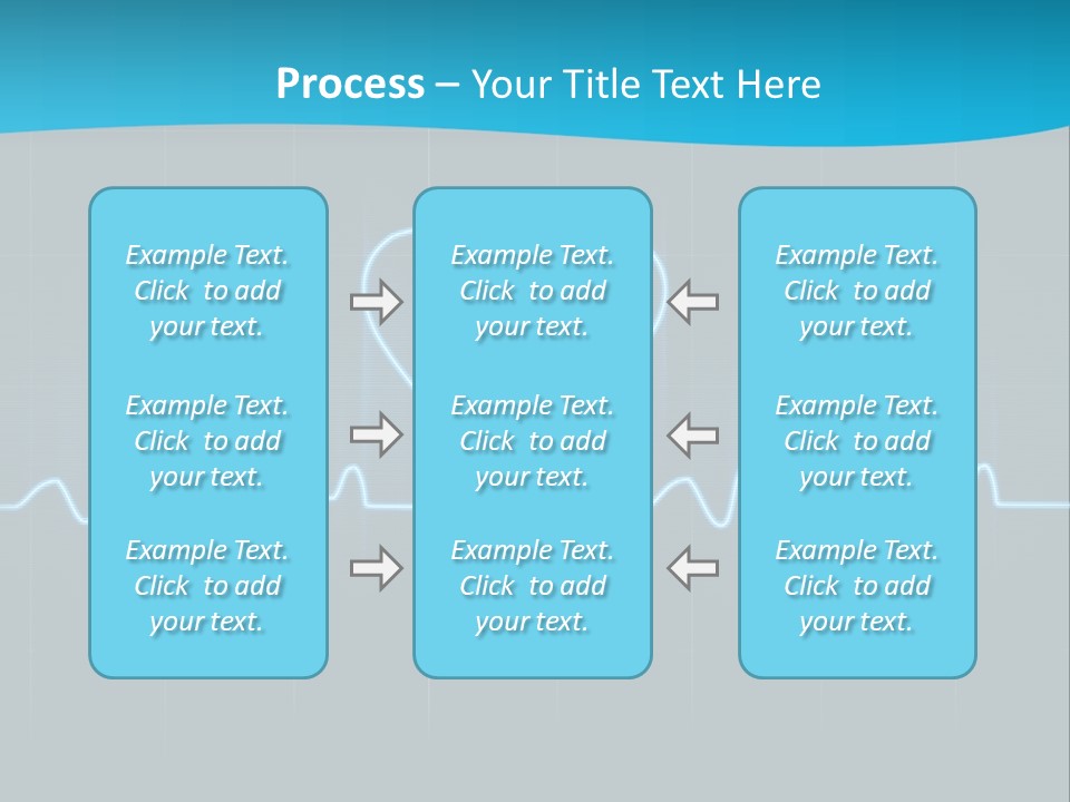 Lovers Heart Cardiogram PowerPoint Template