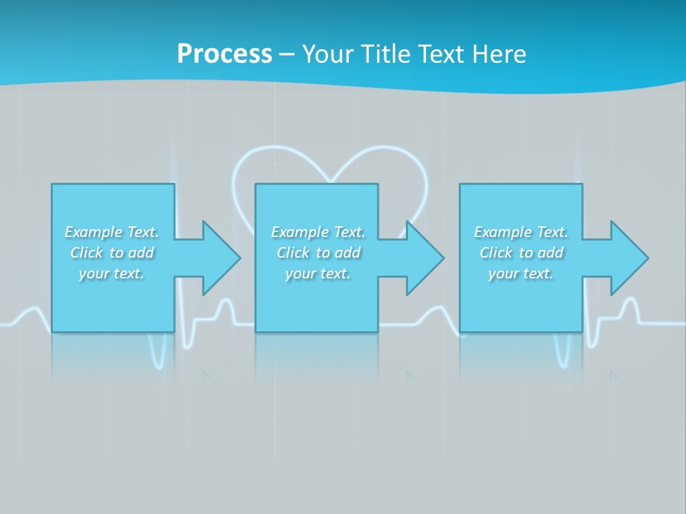 Lovers Heart Cardiogram PowerPoint Template