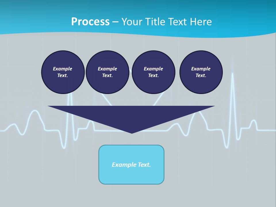 Lovers Heart Cardiogram PowerPoint Template