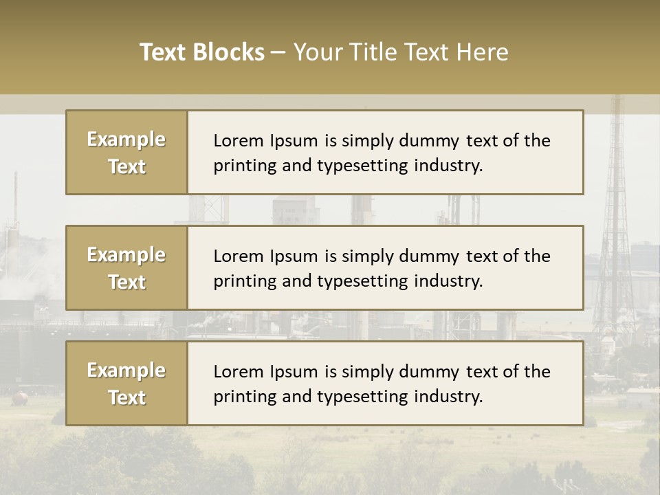 Industrial Landscape PowerPoint Template