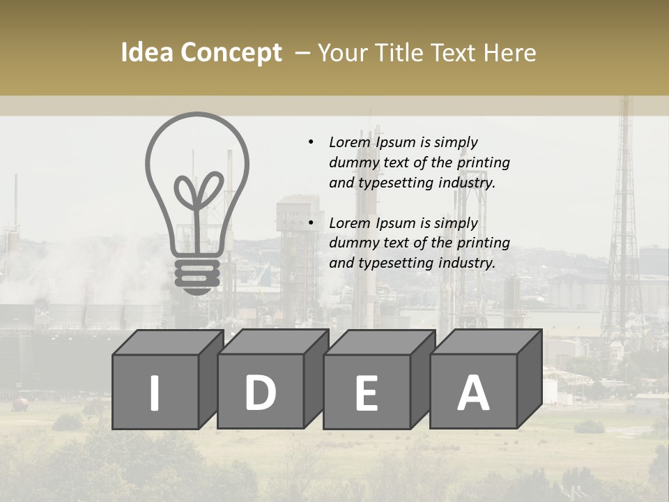 Industrial Landscape PowerPoint Template