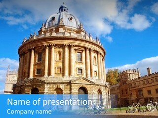 The Radcliffe Camera, Oxford PowerPoint Template