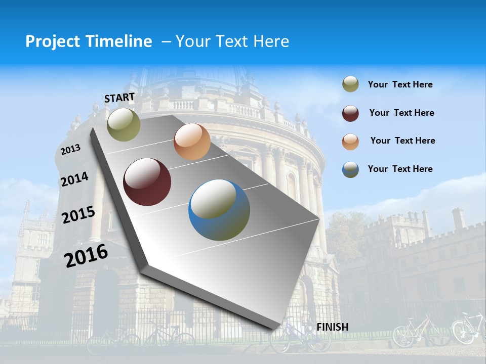 The Radcliffe Camera, Oxford PowerPoint Template
