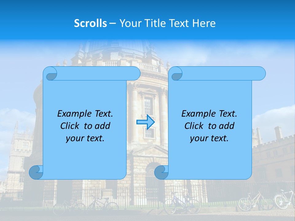 The Radcliffe Camera, Oxford PowerPoint Template