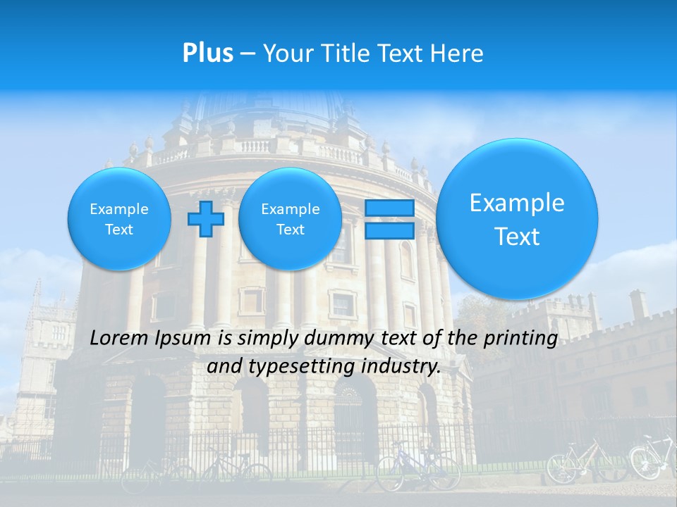 The Radcliffe Camera, Oxford PowerPoint Template