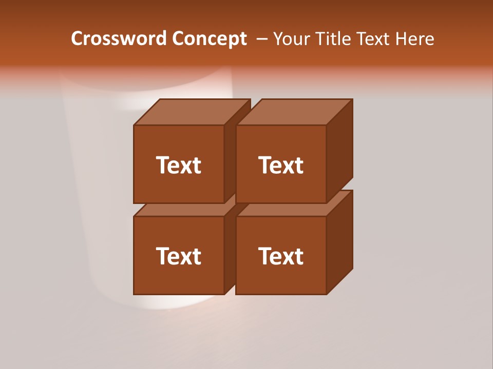 White Cup Full Of Drink PowerPoint Template