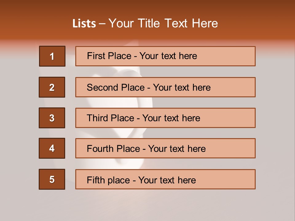 White Cup Full Of Drink PowerPoint Template