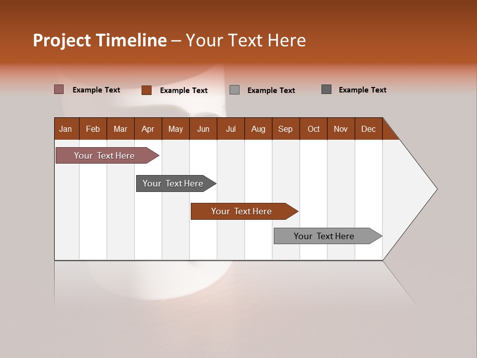 White Cup Full Of Drink PowerPoint Template