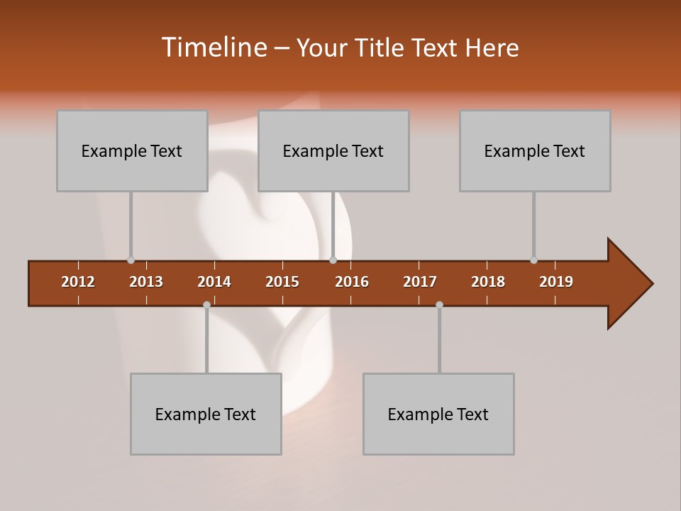 White Cup Full Of Drink PowerPoint Template