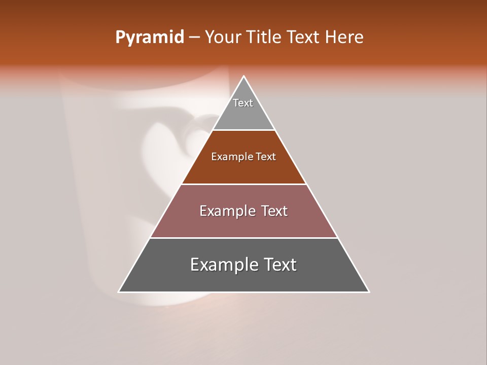 White Cup Full Of Drink PowerPoint Template