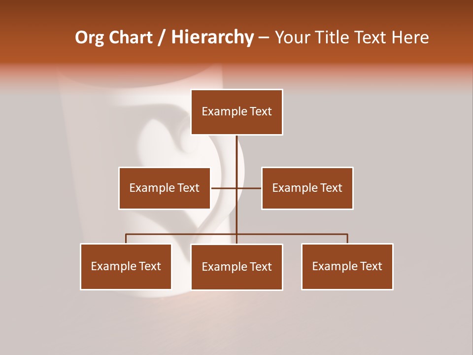 White Cup Full Of Drink PowerPoint Template