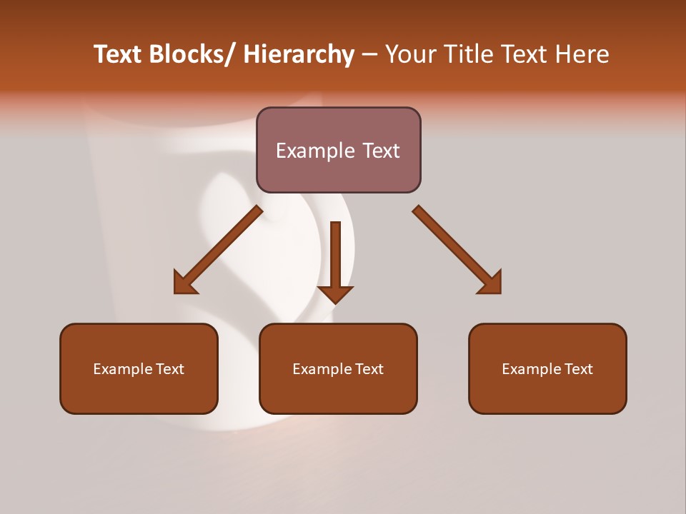 White Cup Full Of Drink PowerPoint Template
