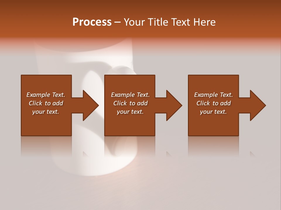 White Cup Full Of Drink PowerPoint Template