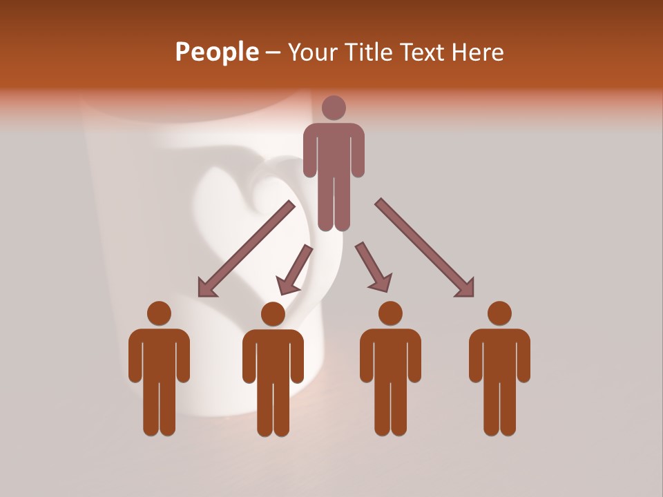 White Cup Full Of Drink PowerPoint Template