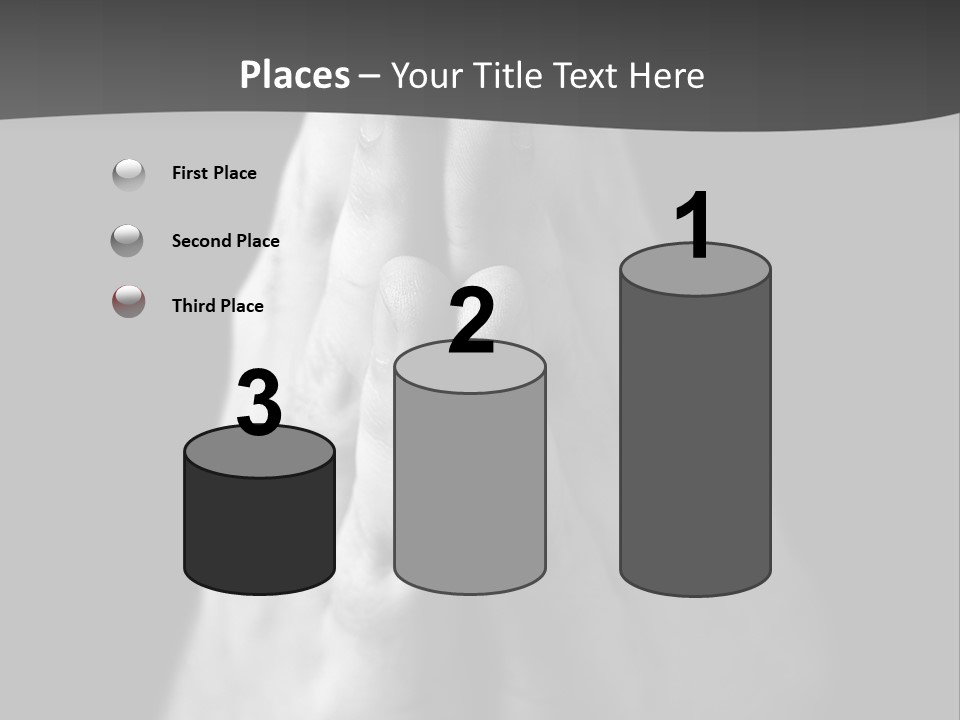 A Person With Their Hands Folded In Prayer PowerPoint Template