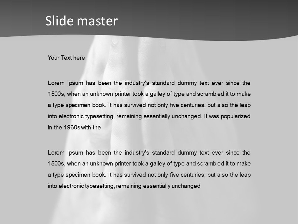 A Person With Their Hands Folded In Prayer PowerPoint Template