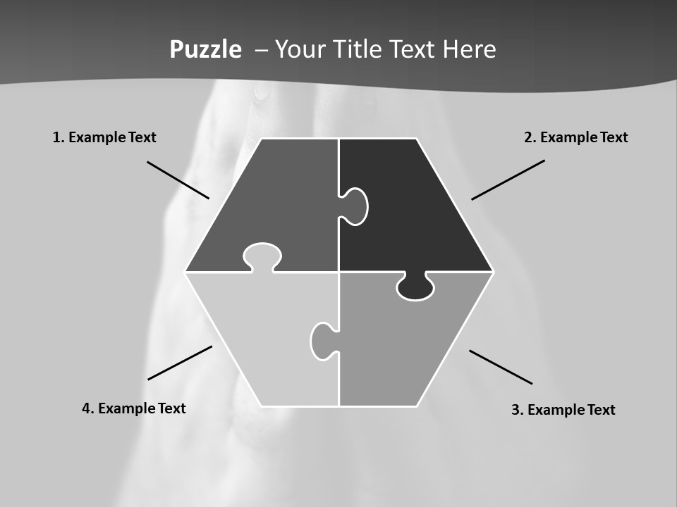 A Person With Their Hands Folded In Prayer PowerPoint Template