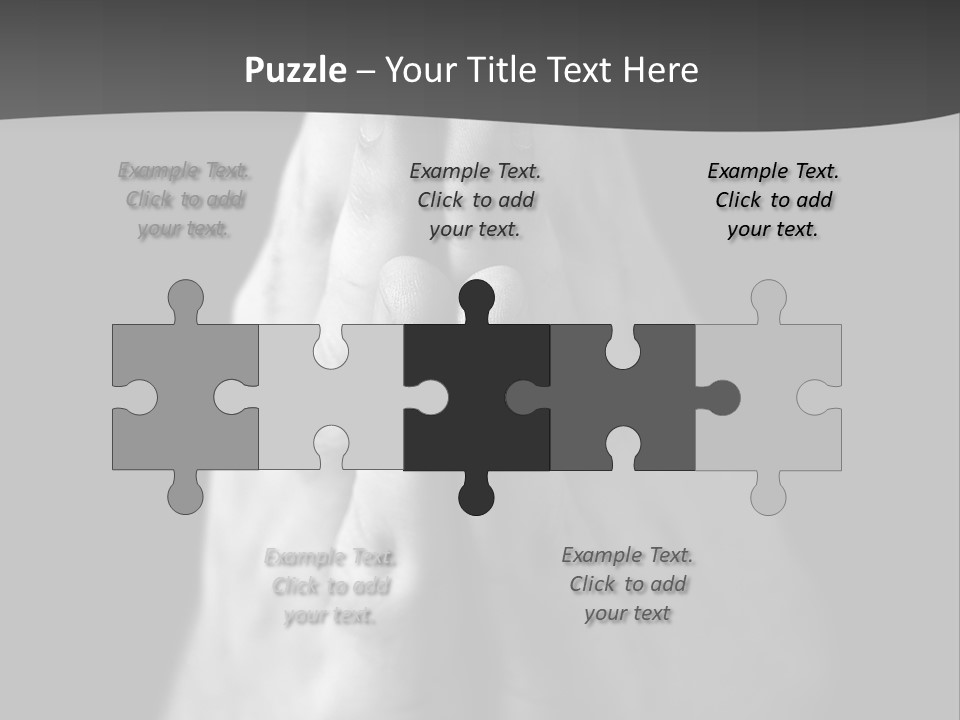 A Person With Their Hands Folded In Prayer PowerPoint Template