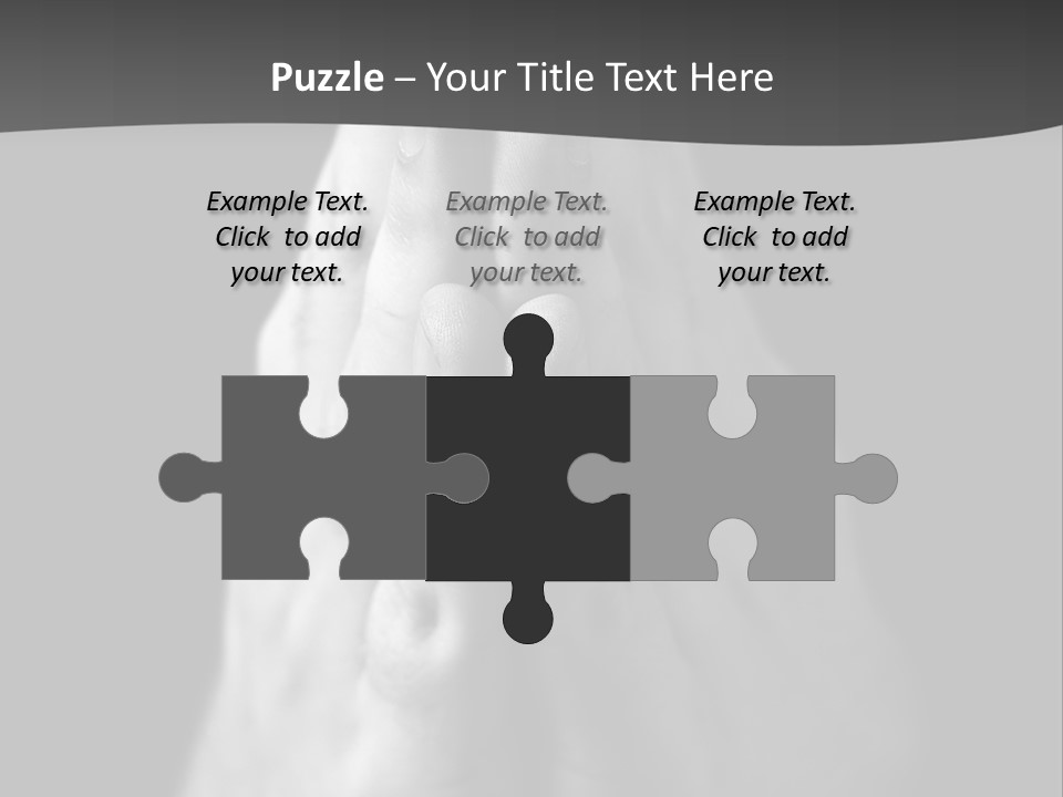 A Person With Their Hands Folded In Prayer PowerPoint Template