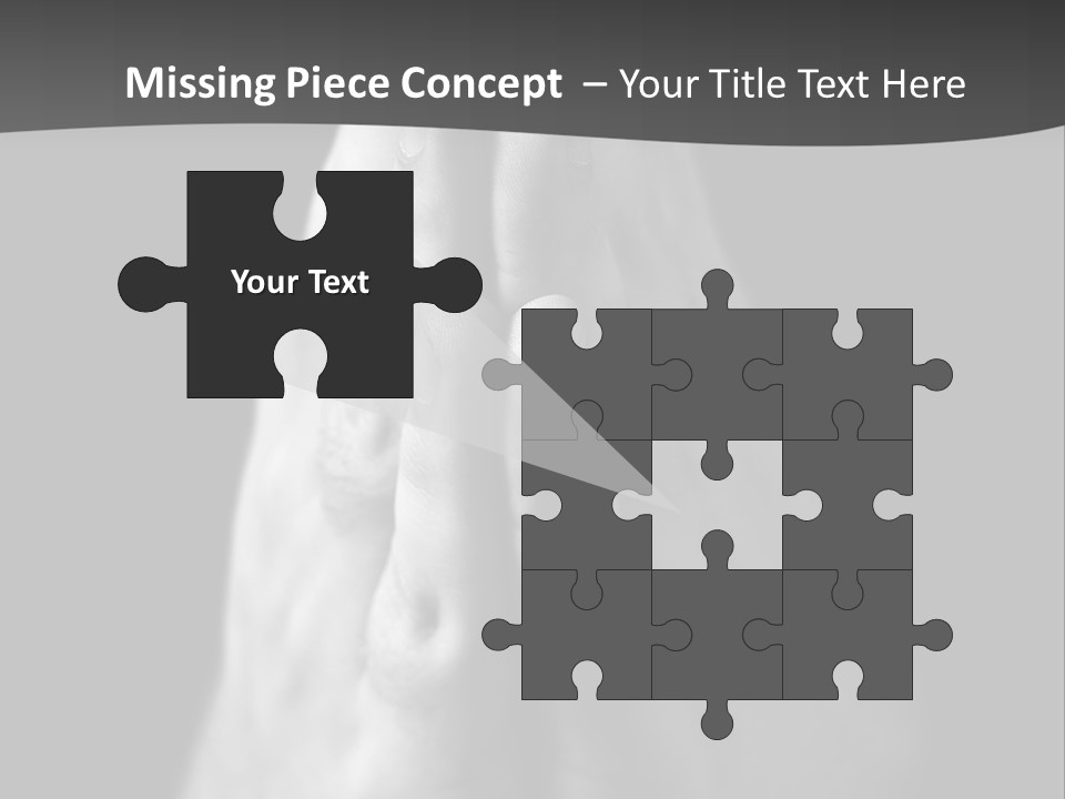 A Person With Their Hands Folded In Prayer PowerPoint Template