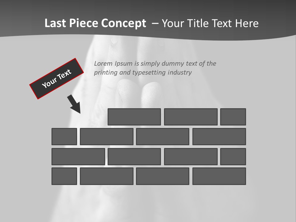 A Person With Their Hands Folded In Prayer PowerPoint Template