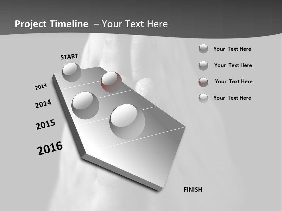 A Person With Their Hands Folded In Prayer PowerPoint Template