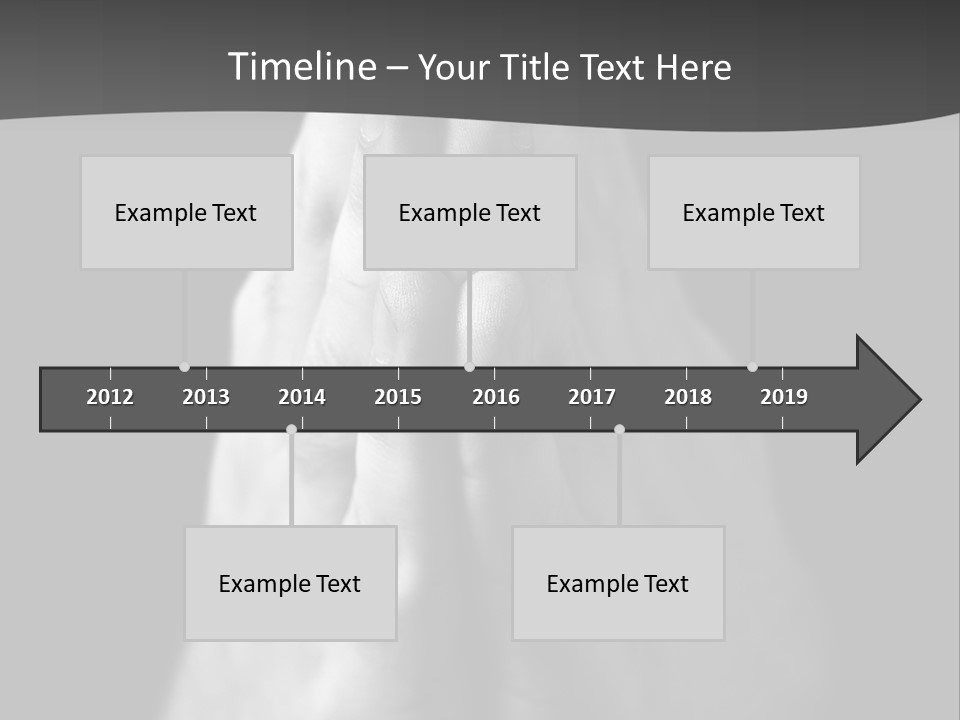 A Person With Their Hands Folded In Prayer PowerPoint Template