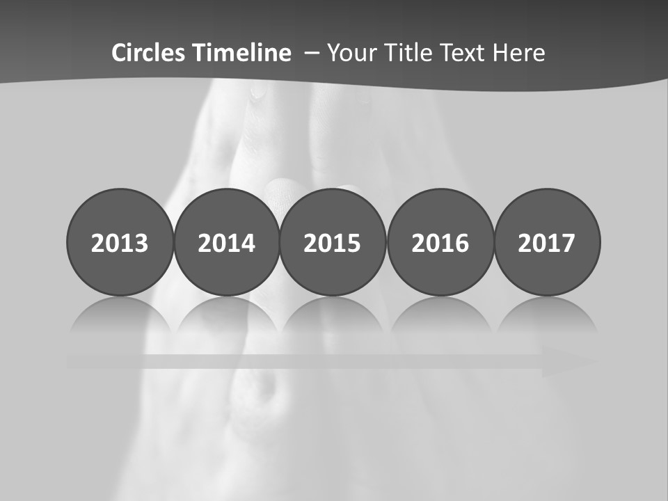 A Person With Their Hands Folded In Prayer PowerPoint Template