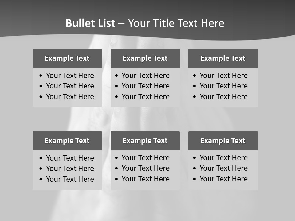 A Person With Their Hands Folded In Prayer PowerPoint Template