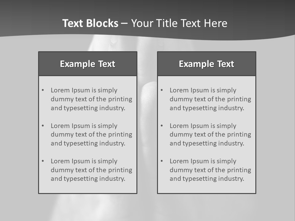 A Person With Their Hands Folded In Prayer PowerPoint Template