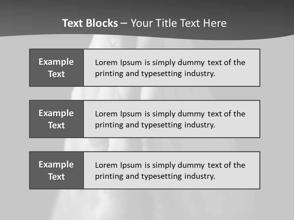 A Person With Their Hands Folded In Prayer PowerPoint Template