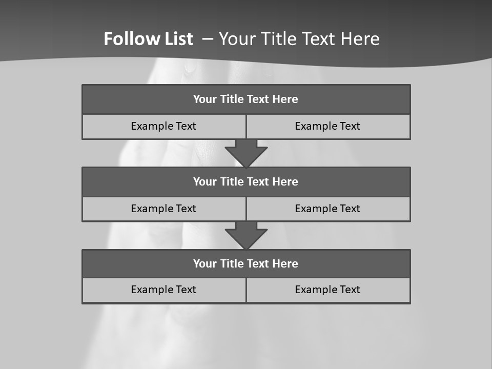 A Person With Their Hands Folded In Prayer PowerPoint Template