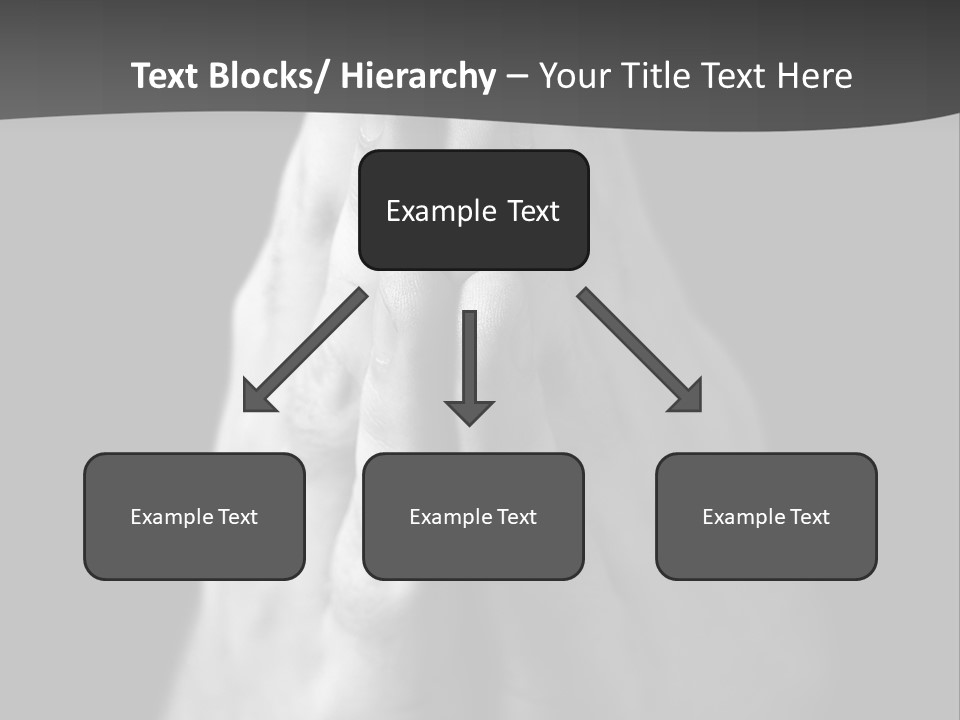 A Person With Their Hands Folded In Prayer PowerPoint Template