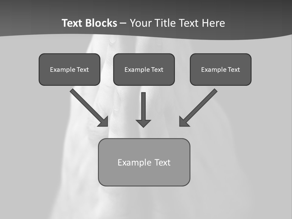 A Person With Their Hands Folded In Prayer PowerPoint Template