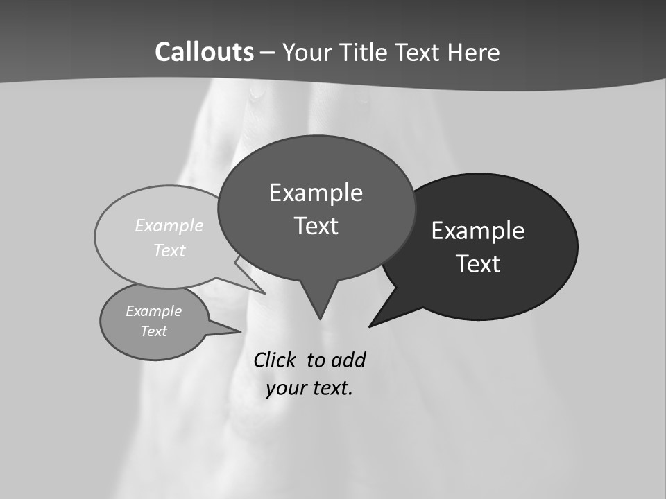 A Person With Their Hands Folded In Prayer PowerPoint Template